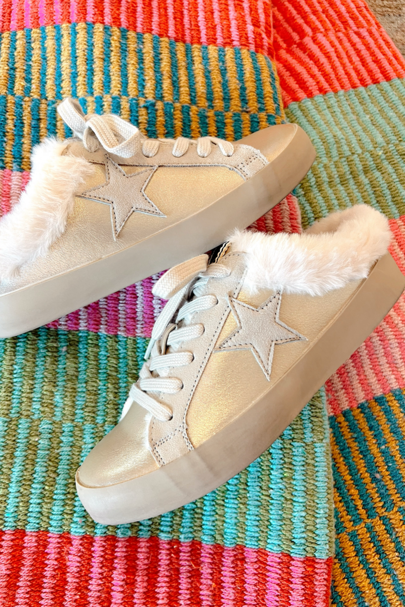 Pinah Golden Sherpa Sneaker