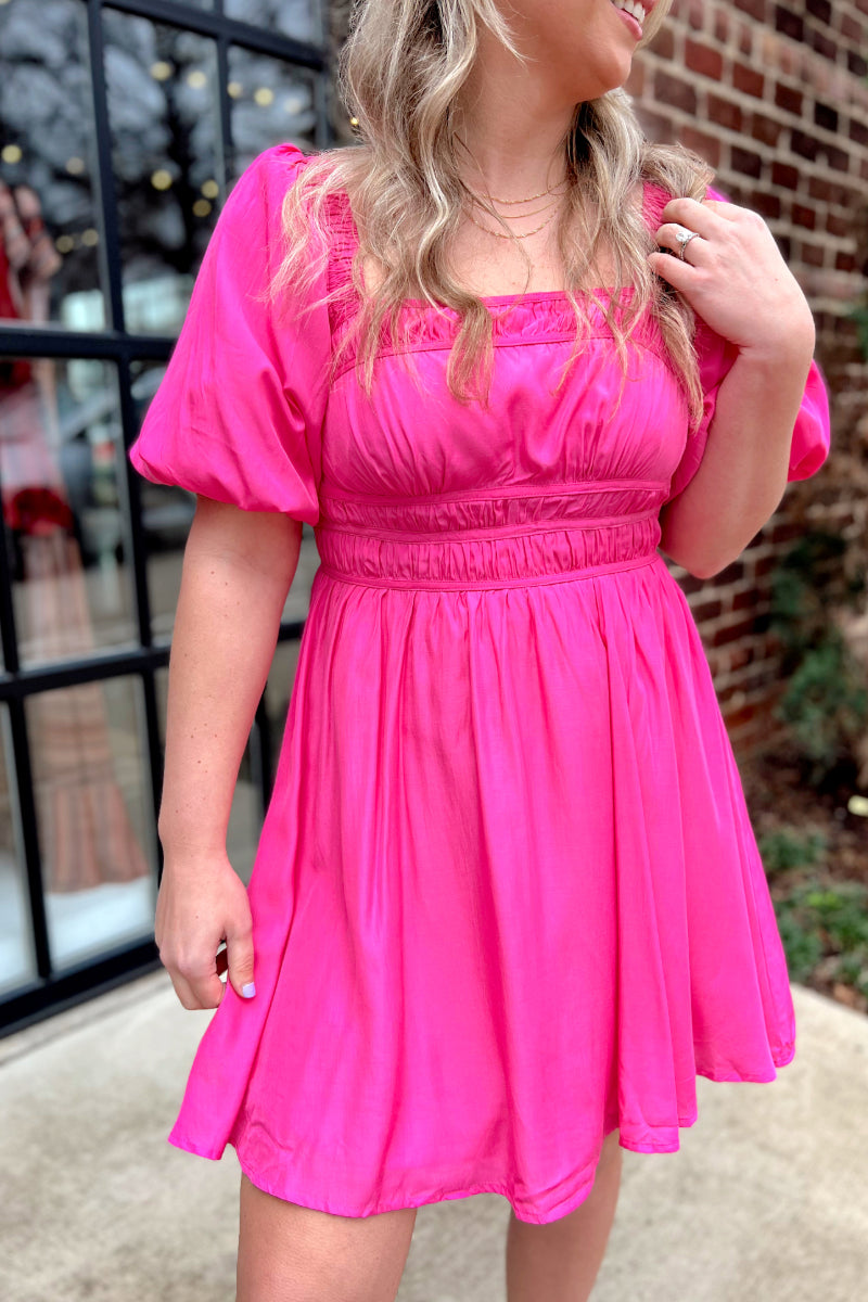Reagan Dress - Pink