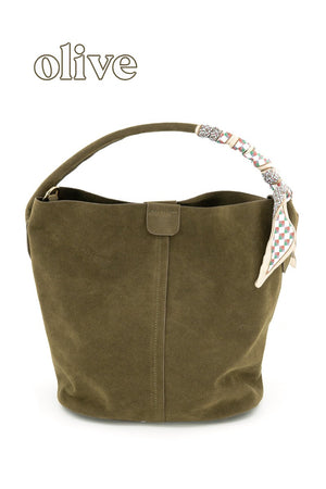 Dixie Suede Scarf Bag