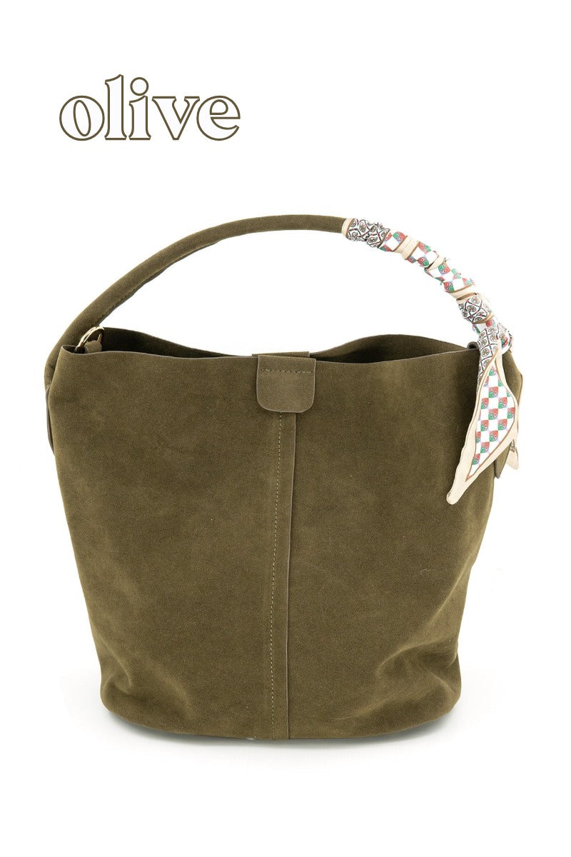 Dixie Suede Scarf Bag