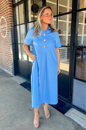 Kallie Dress - Blue