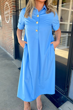 Kallie Dress - Blue