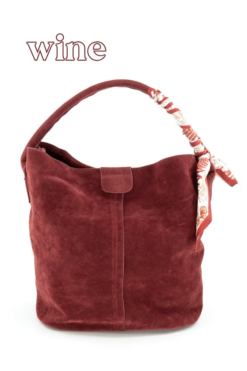 Dixie Suede Scarf Bag