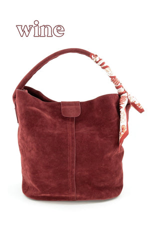 Dixie Suede Scarf Bag