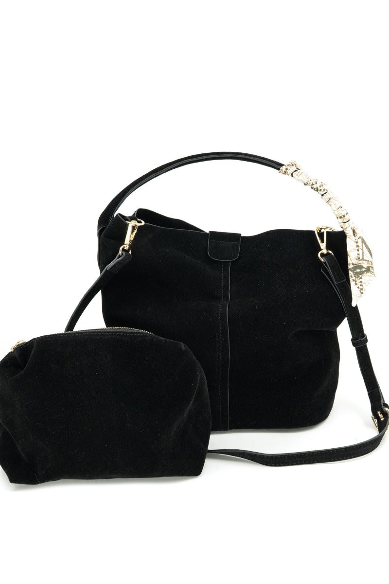 Dixie Suede Scarf Bag