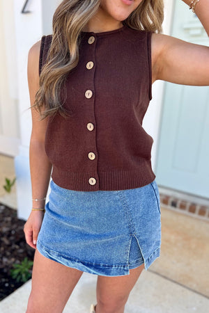 Riggs Top - Brown
