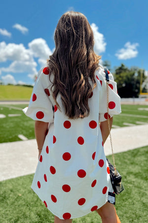 Monica Dress - Red