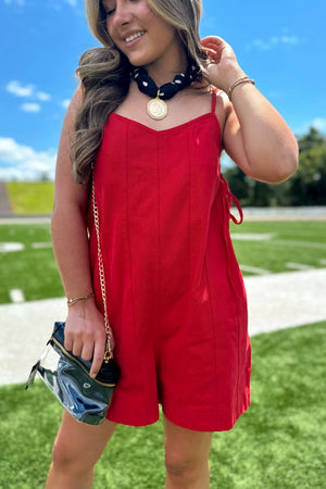 Jessie Romper - Red