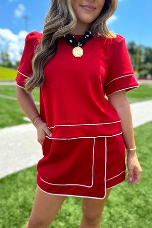 Dean Skort Set - Red