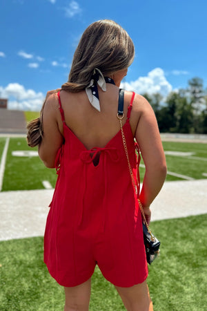 Jessie Romper - Red