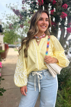 Cleo Top - Butter Yellow
