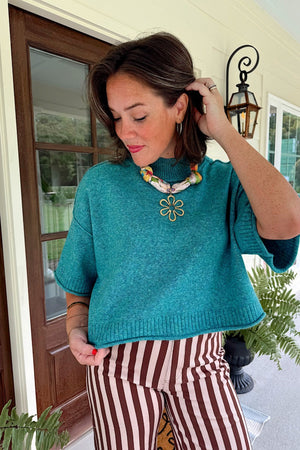 Britt Sweater - Teal