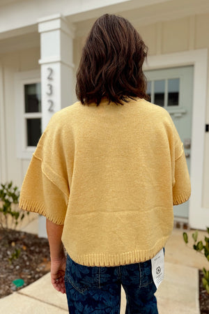 Auggie Sweater - Brown/Butter