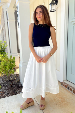 Erika Dress - Navy