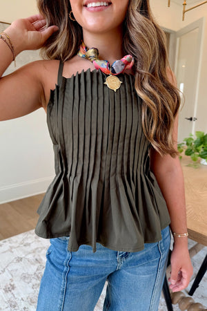 Lacey Top - Olive