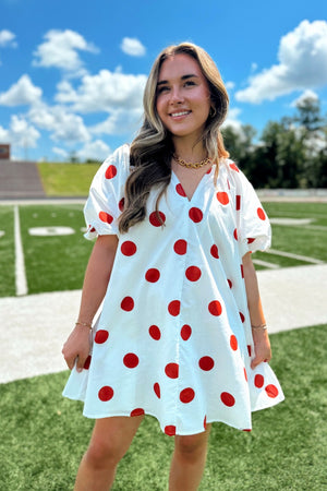 Monica Dress - Red