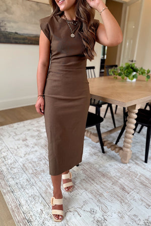 Kimmie Dress - Brown