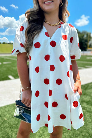 Monica Dress - Red
