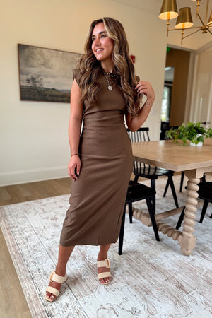 Kimmie Dress - Brown