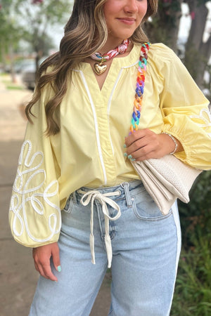 Cleo Top - Butter Yellow