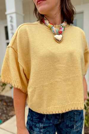 Auggie Sweater - Brown/Butter