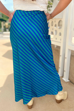 Lila Skirt - Green/Blue