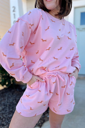 Weenie Dog Sweat Set