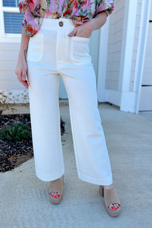 Priscilla Pants - Ivory