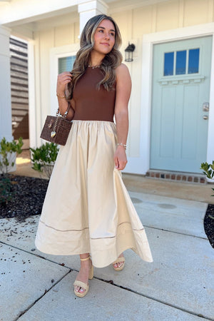 Erika Dress - Brown