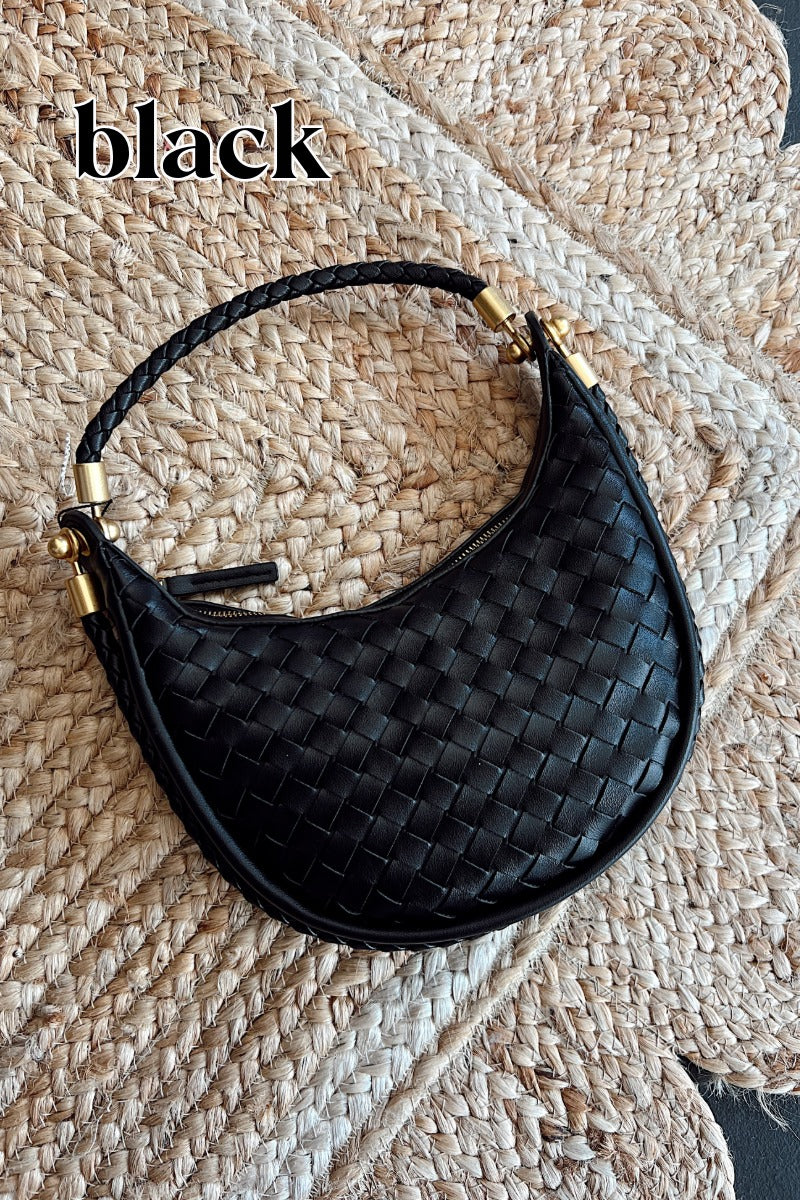 Billy Woven Hobo Bag - Mini