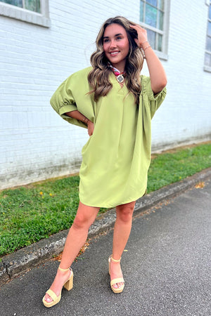 Andie Dress - Apple Green