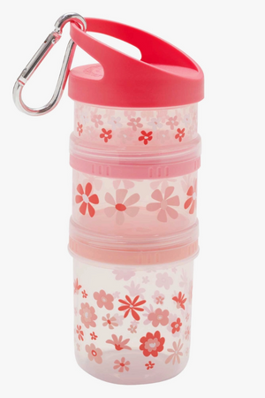 Twist & Snack Stacker - Pink Flowers