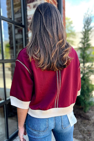 Benny Top - Burgundy