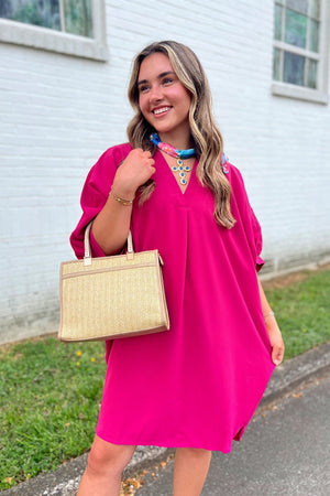 Andie Dress - Magenta