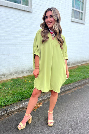 Andie Dress - Apple Green