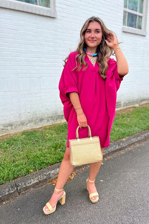 Andie Dress - Magenta
