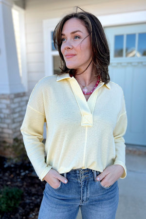 Remy Top - Butter Yellow