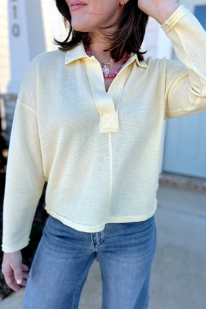 Remy Top - Butter Yellow