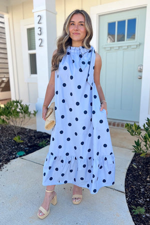 Poppy Dress - Blue