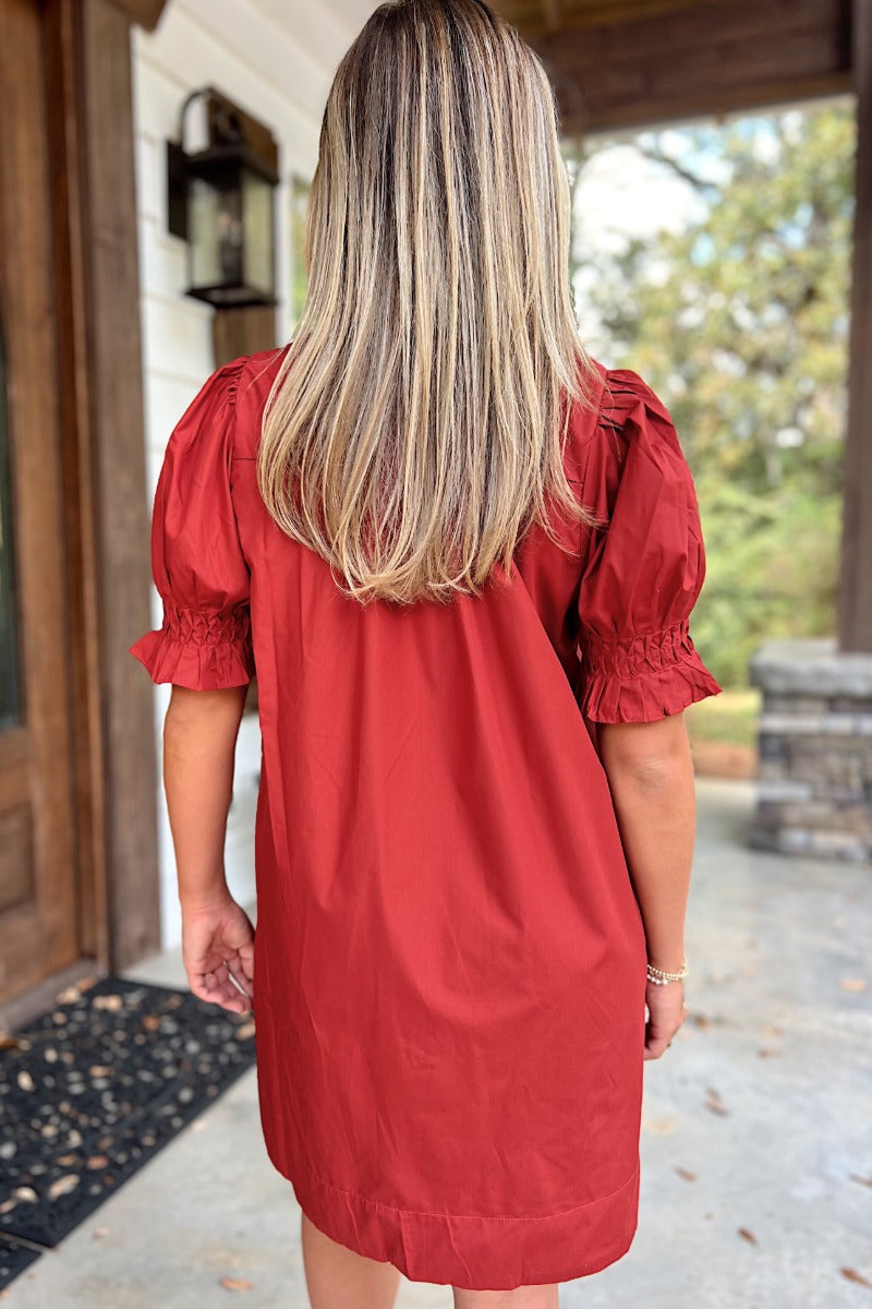 Ramona Dress - Rust