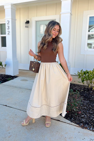 Erika Dress - Brown