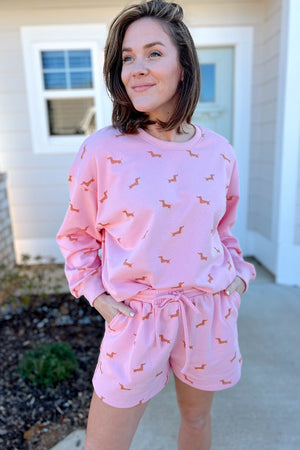 Weenie Dog Sweat Set