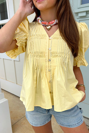 Darby Top - Yellow