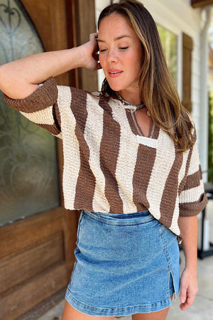 Mila Sweater - Brown