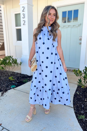 Poppy Dress - Blue