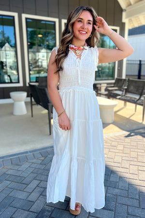 Chandler Dress - White