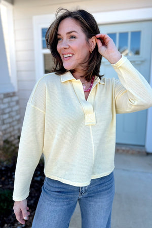 Remy Top - Butter Yellow