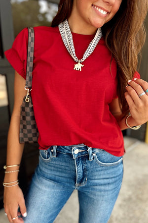Allie Top - Crimson