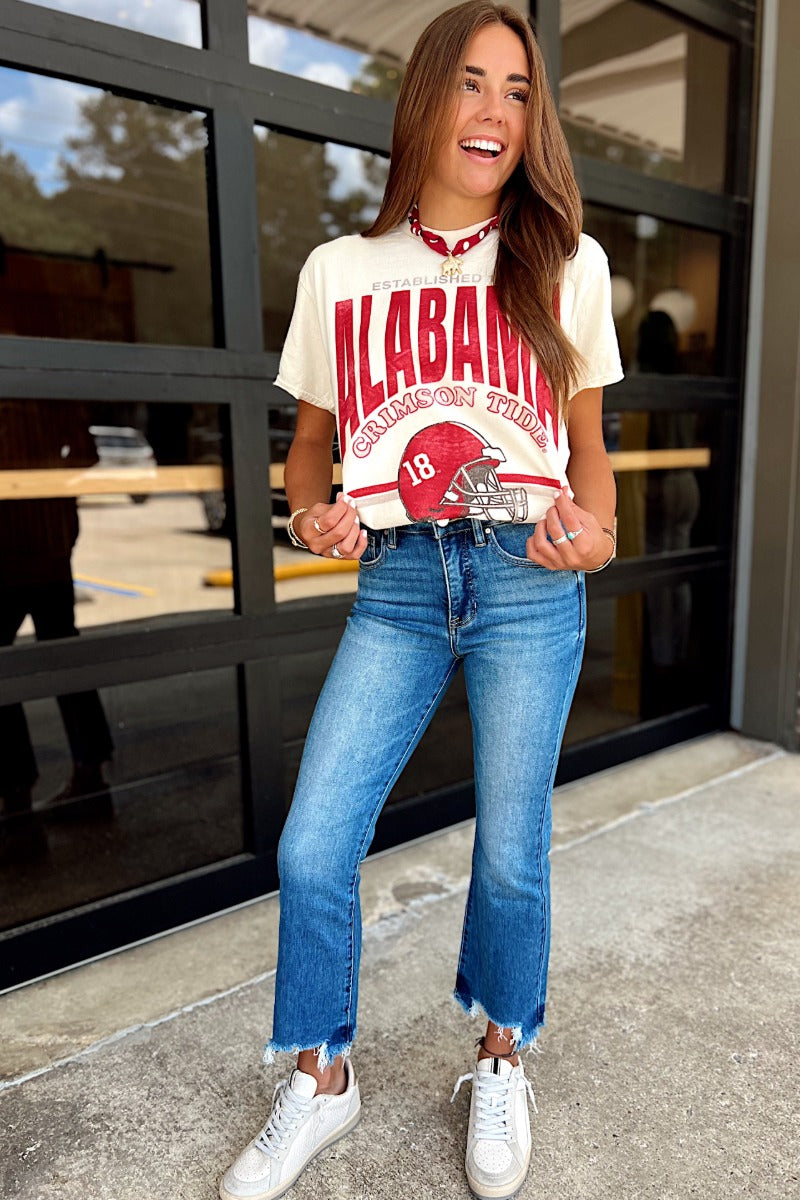 Bama Crimson Tide Helmet Tee