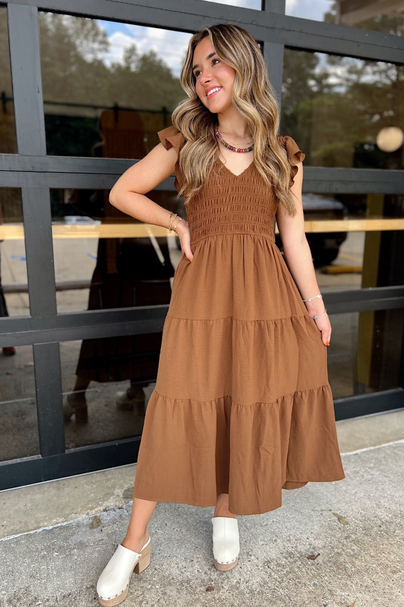 Isla Dress - Brown
